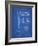 PP47 Blueprint-Borders Cole-Framed Giclee Print