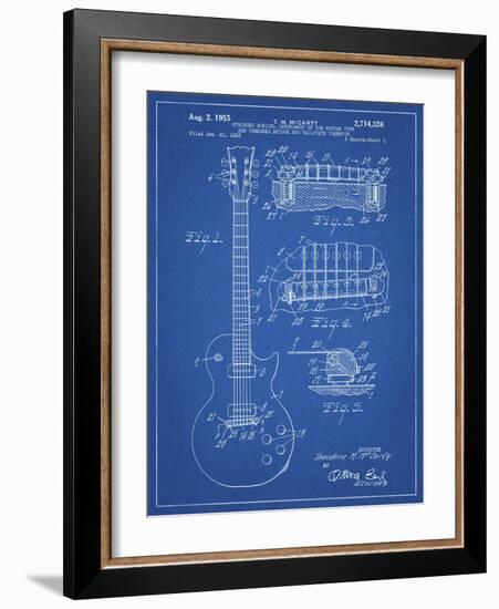 PP47 Blueprint-Borders Cole-Framed Giclee Print