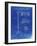 PP47 Faded Blueprint-Borders Cole-Framed Giclee Print