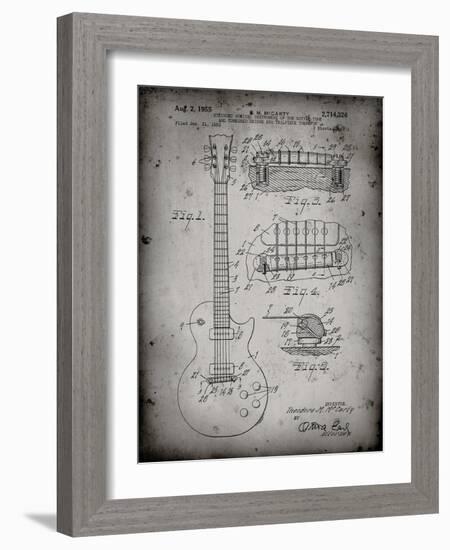 PP47 Faded Grey-Borders Cole-Framed Giclee Print