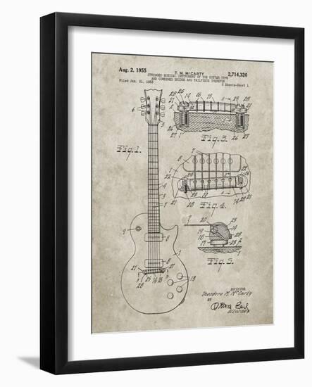 PP47 Sandstone-Borders Cole-Framed Giclee Print