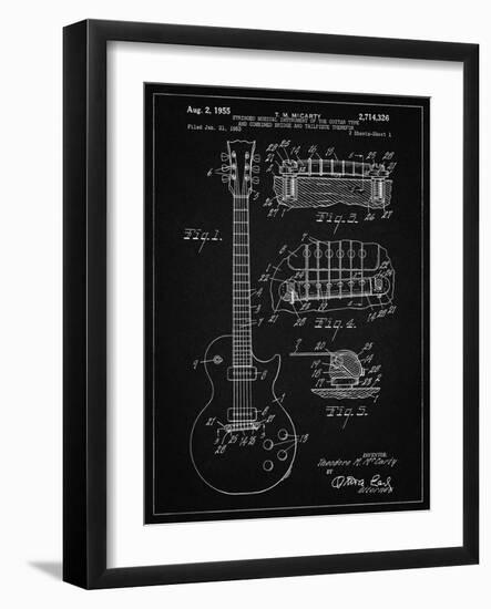 PP47 Vintage Black-Borders Cole-Framed Giclee Print