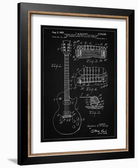 PP47 Vintage Black-Borders Cole-Framed Giclee Print