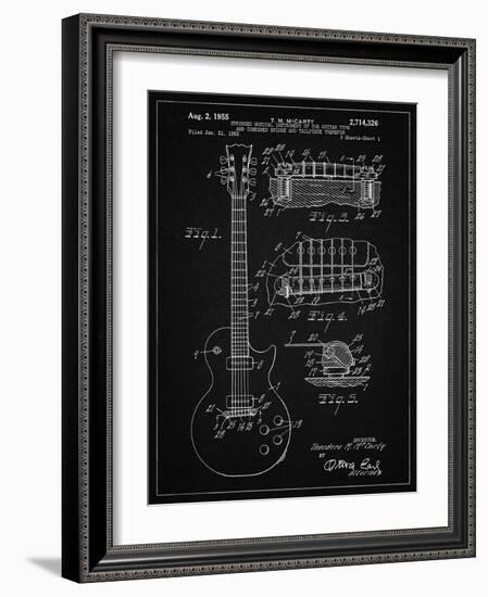 PP47 Vintage Black-Borders Cole-Framed Giclee Print