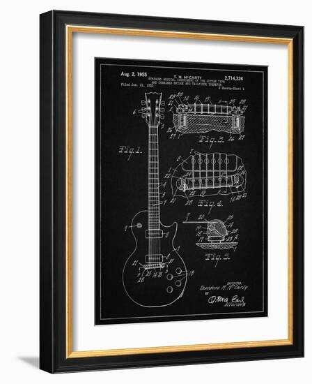 PP47 Vintage Black-Borders Cole-Framed Giclee Print