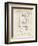 PP47 Vintage Parchment-Borders Cole-Framed Premium Giclee Print