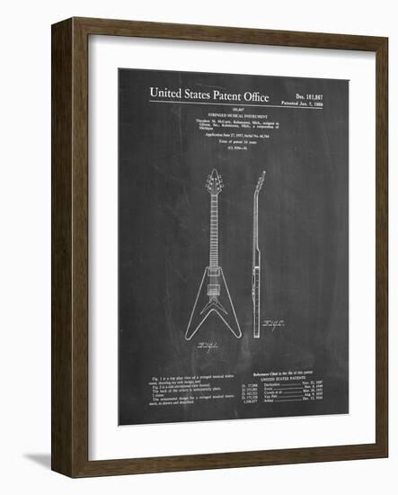 PP48 Chalkboard-Borders Cole-Framed Giclee Print