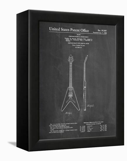 PP48 Chalkboard-Borders Cole-Framed Premier Image Canvas