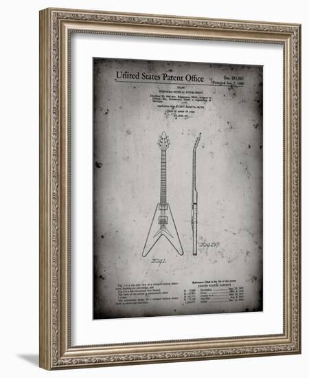 PP48 Faded Grey-Borders Cole-Framed Giclee Print