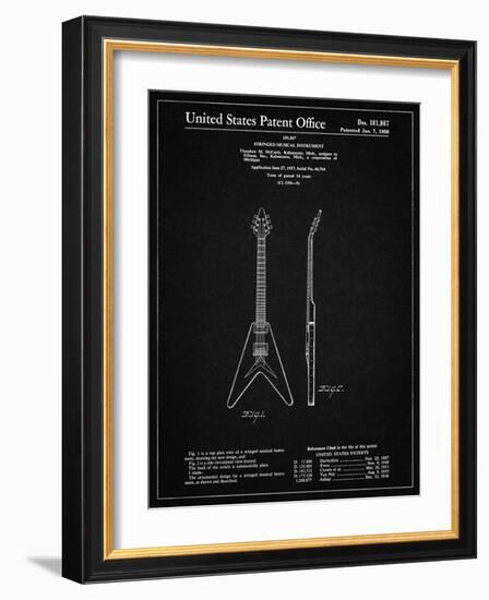 PP48 Vintage Black-Borders Cole-Framed Giclee Print