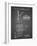PP49 Black Grid-Borders Cole-Framed Giclee Print