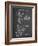 PP49 Chalkboard-Borders Cole-Framed Giclee Print