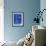 PP49 Faded Blueprint-Borders Cole-Framed Giclee Print displayed on a wall