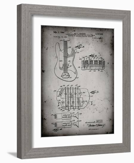 PP49 Faded Grey-Borders Cole-Framed Giclee Print