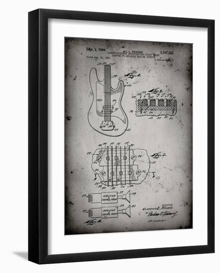 PP49 Faded Grey-Borders Cole-Framed Giclee Print