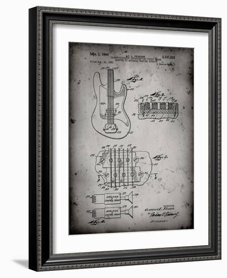 PP49 Faded Grey-Borders Cole-Framed Giclee Print