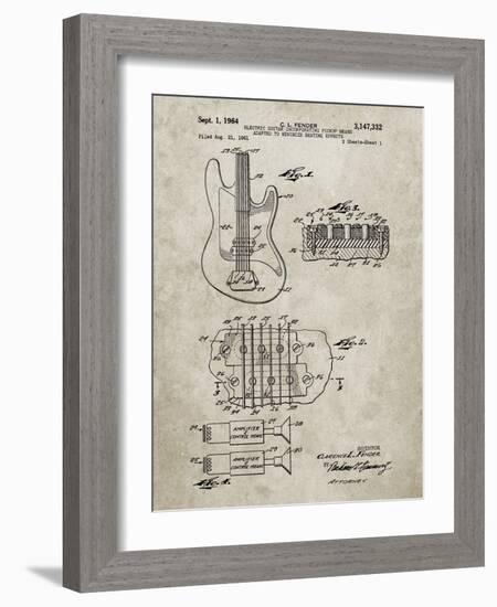 PP49 Sandstone-Borders Cole-Framed Giclee Print