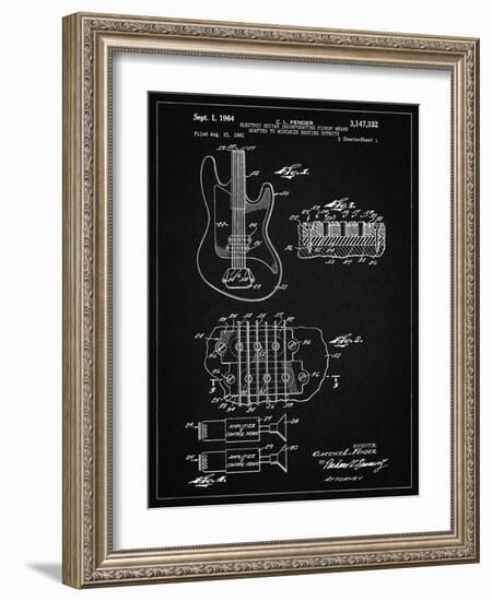 PP49 Vintage Black-Borders Cole-Framed Giclee Print