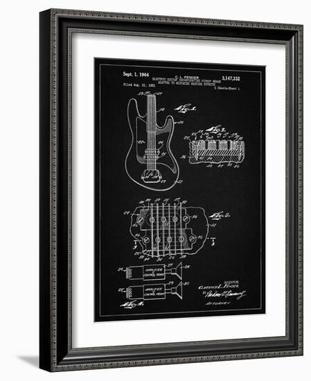 PP49 Vintage Black-Borders Cole-Framed Giclee Print