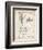 PP49 Vintage Parchment-Borders Cole-Framed Giclee Print