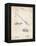 PP490-Vintage Parchment Fishing Rod and Reel 1884 Patent Poster-Cole Borders-Framed Premier Image Canvas