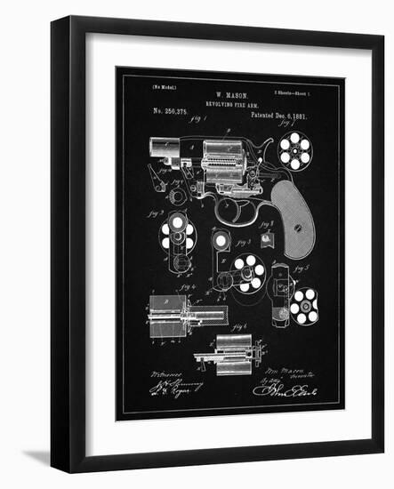 PP5 Vintage Black-Borders Cole-Framed Giclee Print