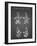 PP50 Black Grid-Borders Cole-Framed Giclee Print