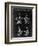 PP50 Black Grunge-Borders Cole-Framed Giclee Print
