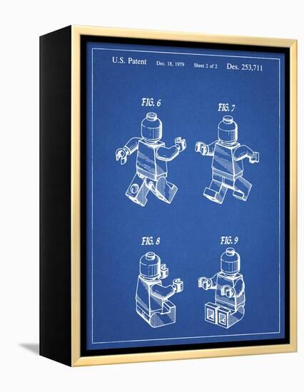 PP50 Blueprint-Borders Cole-Framed Premier Image Canvas