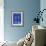 PP50 Faded Blueprint-Borders Cole-Framed Giclee Print displayed on a wall