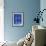 PP50 Faded Blueprint-Borders Cole-Framed Giclee Print displayed on a wall