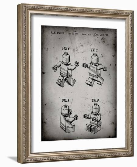 PP50 Faded Grey-Borders Cole-Framed Giclee Print