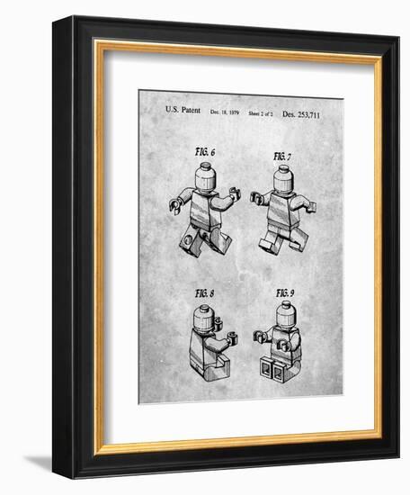 PP50 Slate-Borders Cole-Framed Giclee Print