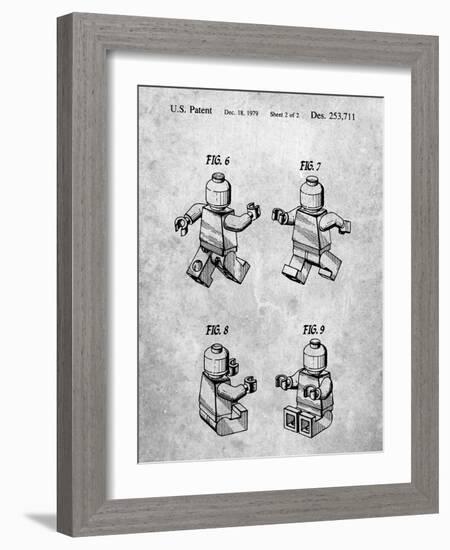 PP50 Slate-Borders Cole-Framed Giclee Print