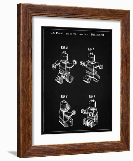 PP50 Vintage Black-Borders Cole-Framed Giclee Print