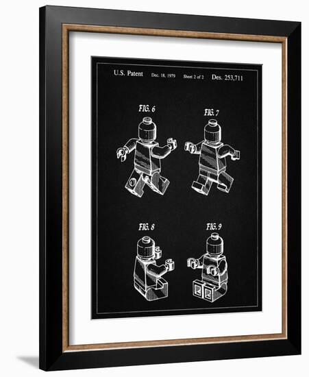 PP50 Vintage Black-Borders Cole-Framed Giclee Print