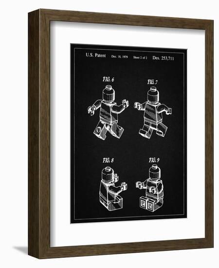 PP50 Vintage Black-Borders Cole-Framed Giclee Print