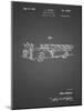 PP506-Black Grid Firetruck 1940 Patent Poster-Cole Borders-Mounted Giclee Print