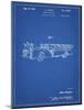 PP506-Blueprint Firetruck 1940 Patent Poster-Cole Borders-Mounted Giclee Print