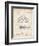 PP51-Vintage Parchment Bicycle Gearing 1894 Patent Poster-Cole Borders-Framed Giclee Print