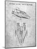 PP515-Slate Star Wars RZ-1 A Wing Starfighter Patent Print-Cole Borders-Mounted Giclee Print