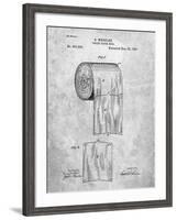 PP53-Slate Toilet Paper Patent-Cole Borders-Framed Giclee Print