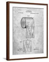 PP53-Slate Toilet Paper Patent-Cole Borders-Framed Giclee Print