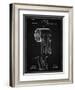 PP53-Vintage Black Toilet Paper Patent-Cole Borders-Framed Giclee Print
