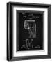 PP53-Vintage Black Toilet Paper Patent-Cole Borders-Framed Giclee Print