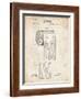 PP53-Vintage Parchment Toilet Paper Patent-Cole Borders-Framed Giclee Print