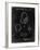 PP550-Black Grunge Headphones Patent Poster-Cole Borders-Framed Giclee Print