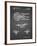 PP56-Black Grid Starship Enterprise Patent Poster-Cole Borders-Framed Giclee Print