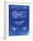 PP56-Faded Blueprint Starship Enterprise Patent Poster-Cole Borders-Framed Giclee Print