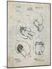 PP58-Antique Grid parchment Vintage Boxing Glove 1898 Patent Poster-Cole Borders-Mounted Giclee Print